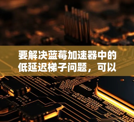 要解决蓝莓加速器中的低延迟梯子问题,可以按照以下步骤进行