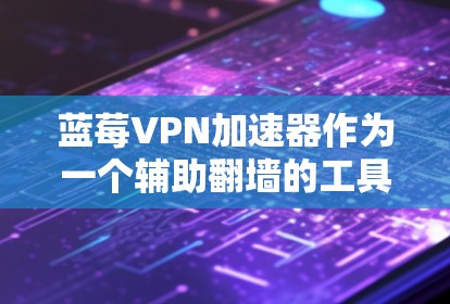 蓝莓VPN加速器作为一个辅助翻墙的工具,具备多项功能,适合需要访问被限制访问的网站的用户。以下是对其功能的详细分析和总结