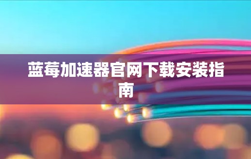 蓝莓加速器官网下载安装指南
