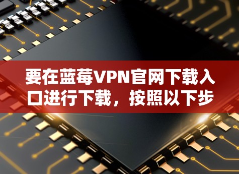 要在蓝莓VPN官网下载入口进行下载,按照以下步骤操作