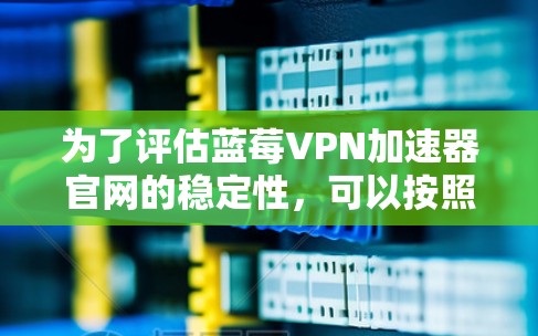 为了评估蓝莓VPN加速器官网的稳定性，可以按照以下步骤进行检查