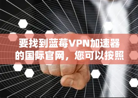 要找到蓝莓VPN加速器的国际官网，您可以按照以下步骤操作