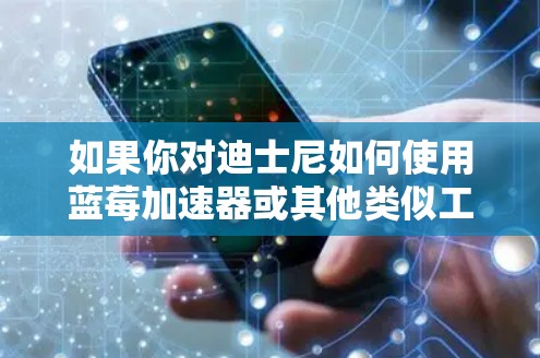 如果你对迪士尼如何使用蓝莓加速器或其他类似工具感兴趣,可能需要查阅迪士尼的官方文档或相关技术博客来获取更多信息