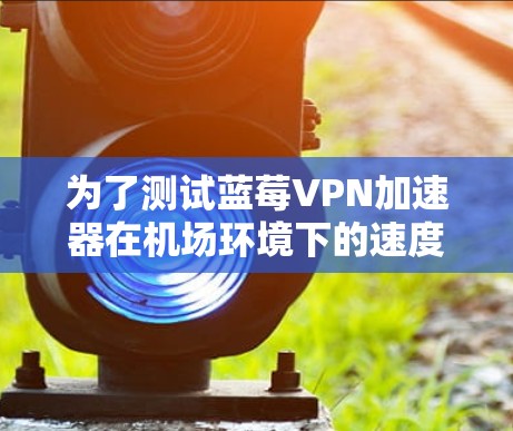 为了测试蓝莓VPN加速器在机场环境下的速度，以下是一步步的指南