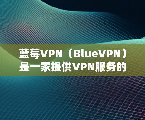 蓝莓VPN（BlueVPN）是一家提供VPN服务的公司，旨在帮助用户保护隐私、匿名上网和访问受限的内容。关于蓝莓VPN的欧洲节点，以下是一些信息
